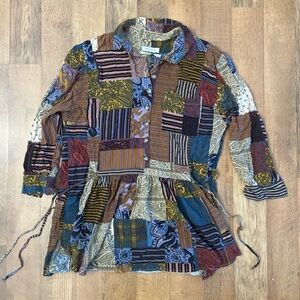 Urban Outfitters Multicolor Patchwork Top